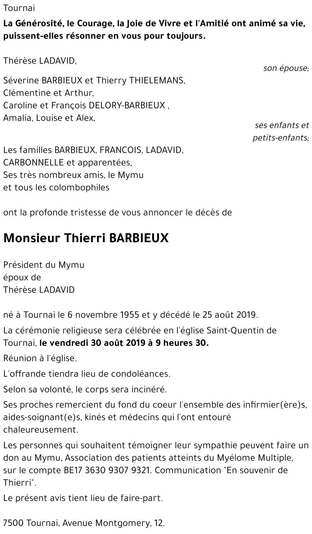 Thierri BARBIEUX