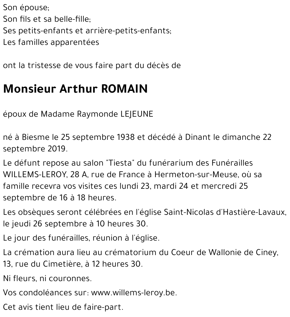 Arthur ROMAIN