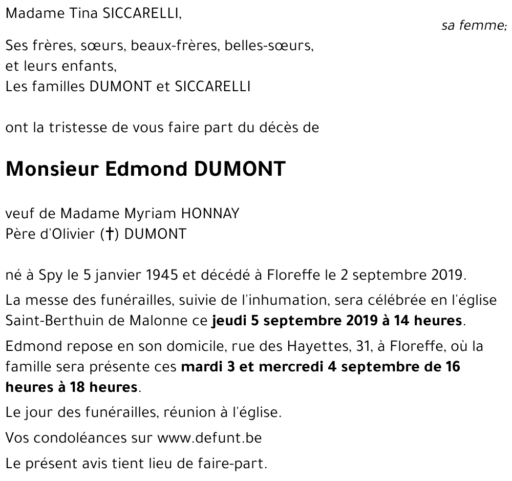 Edmond Dumont