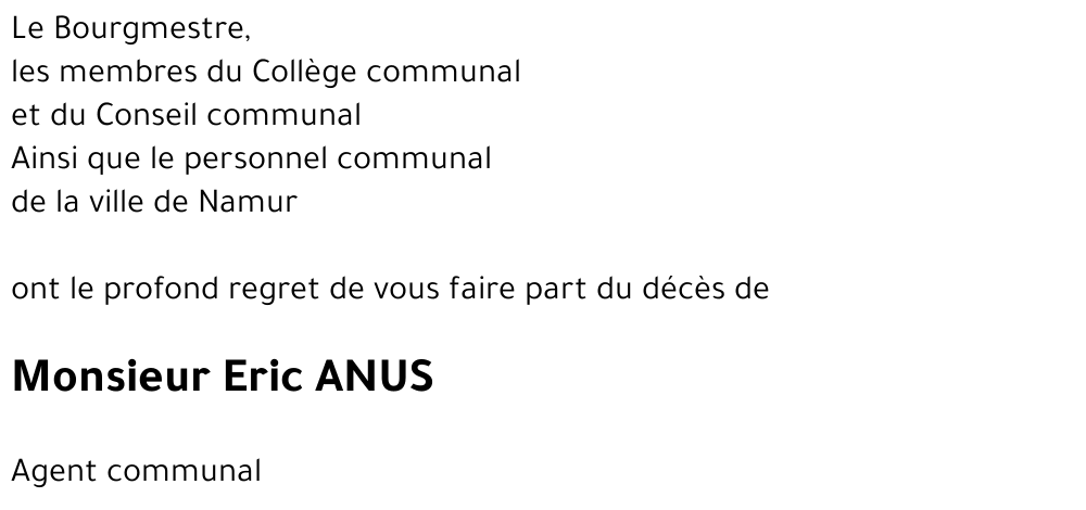 Eric ANUS