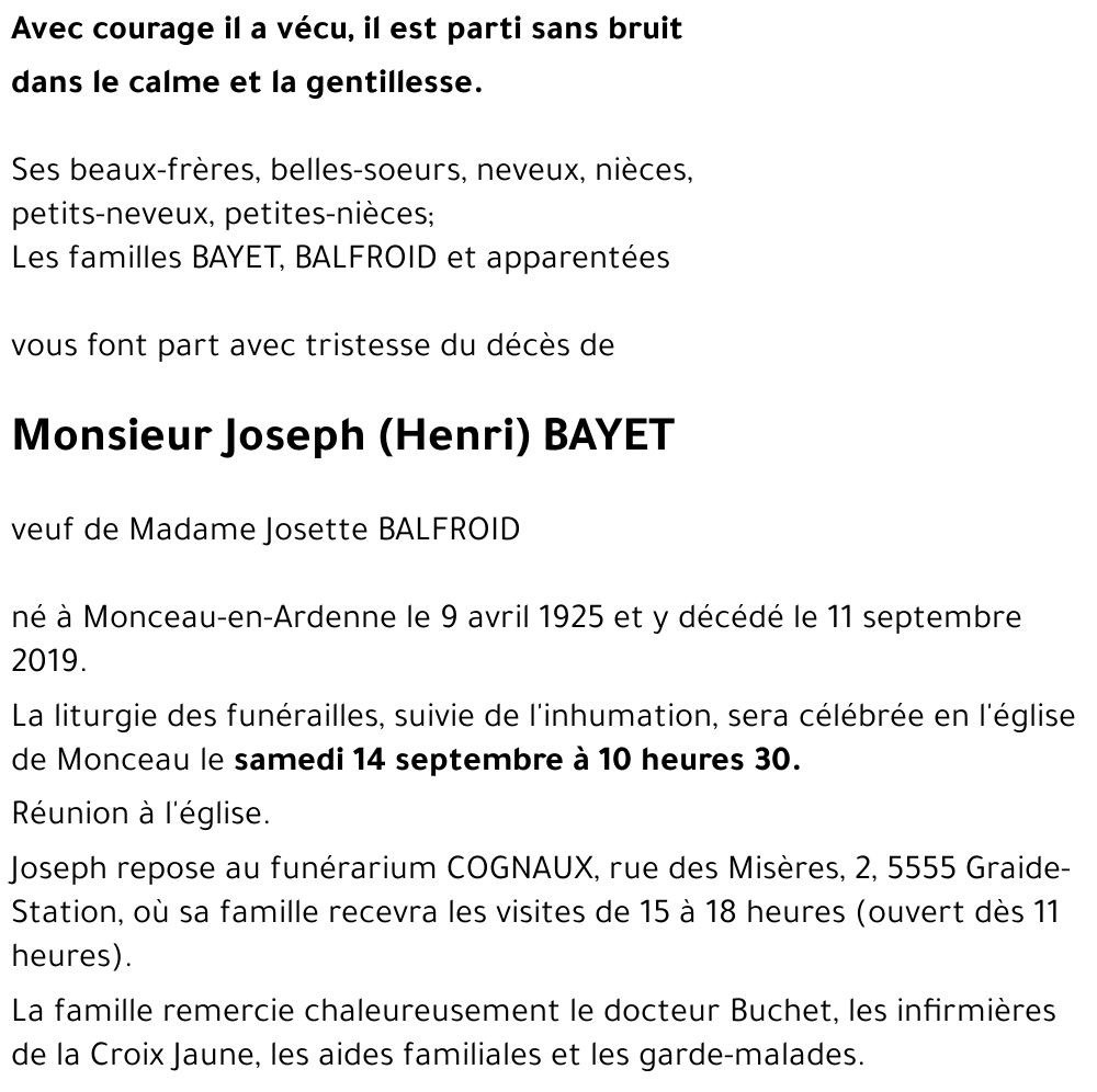 Henri BAYET