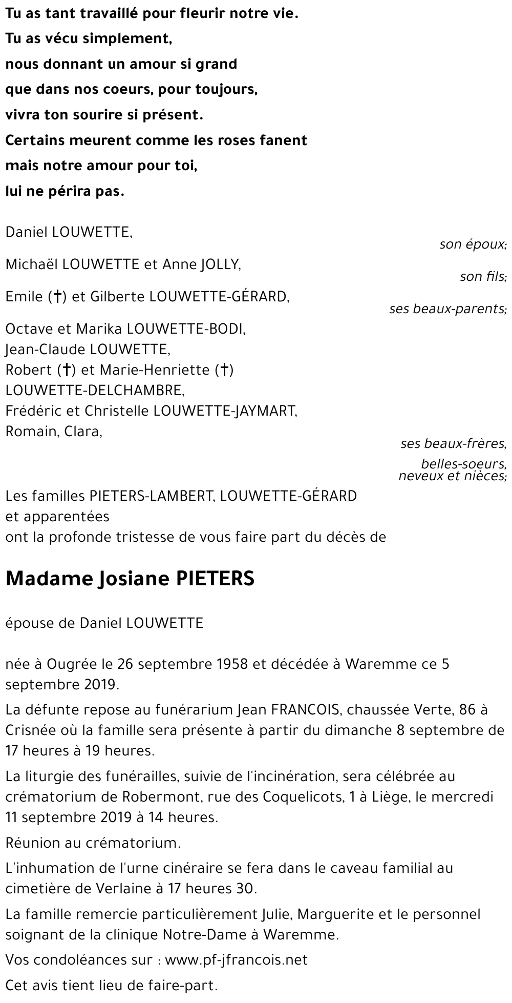 Josiane PIETERS