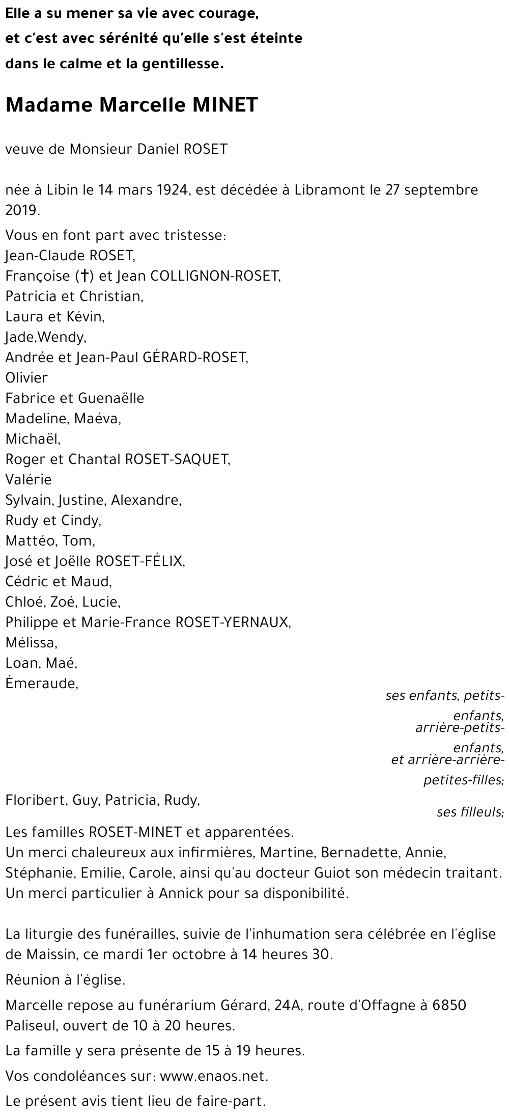 Marcelle MINET