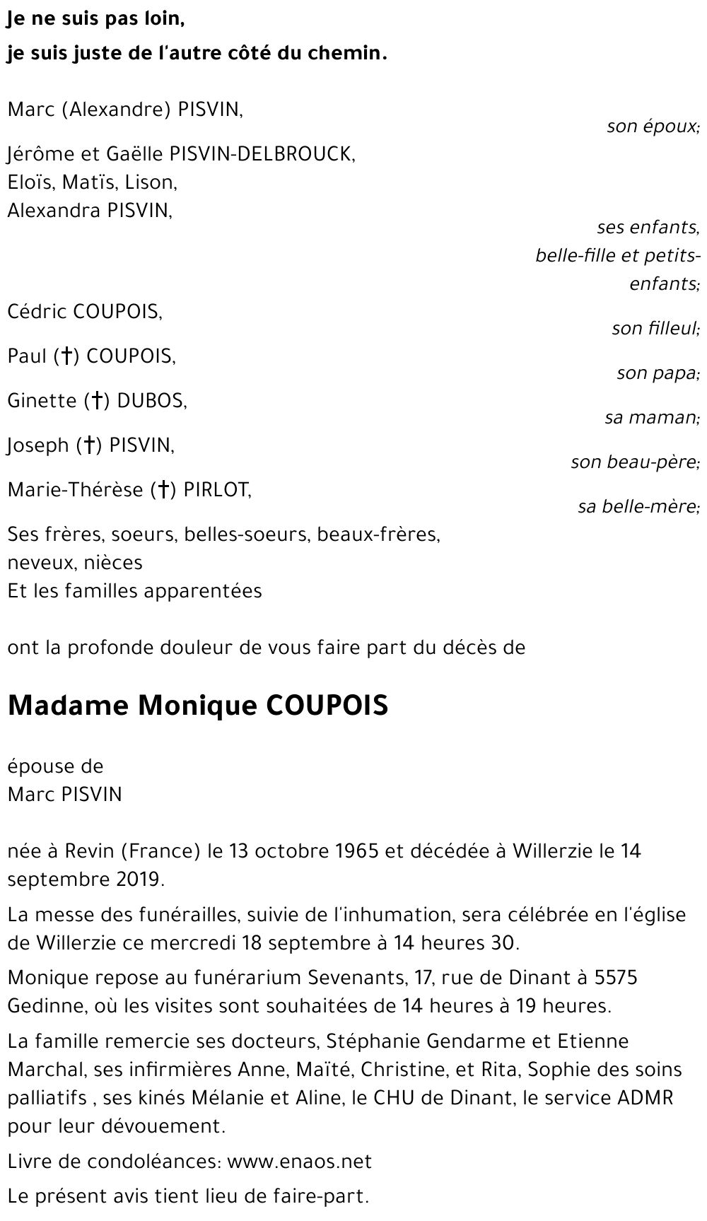 Monique COUPOIS