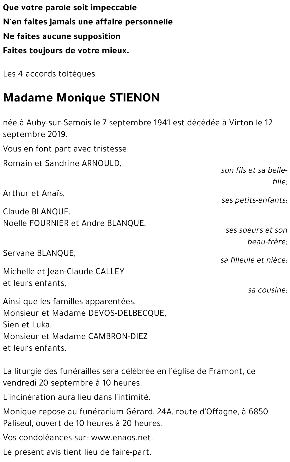 Monique STIENON