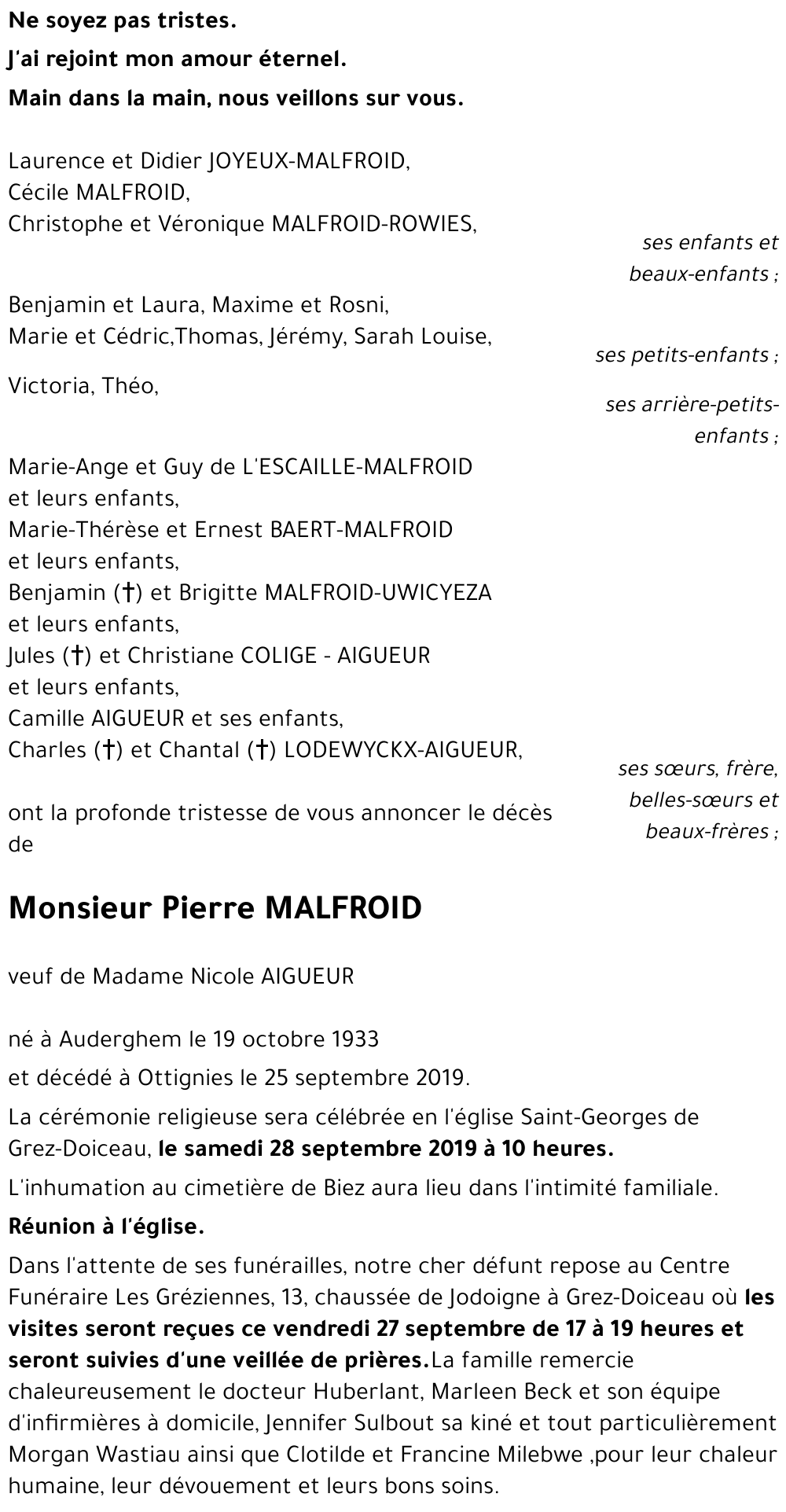 Pierre MALFROID