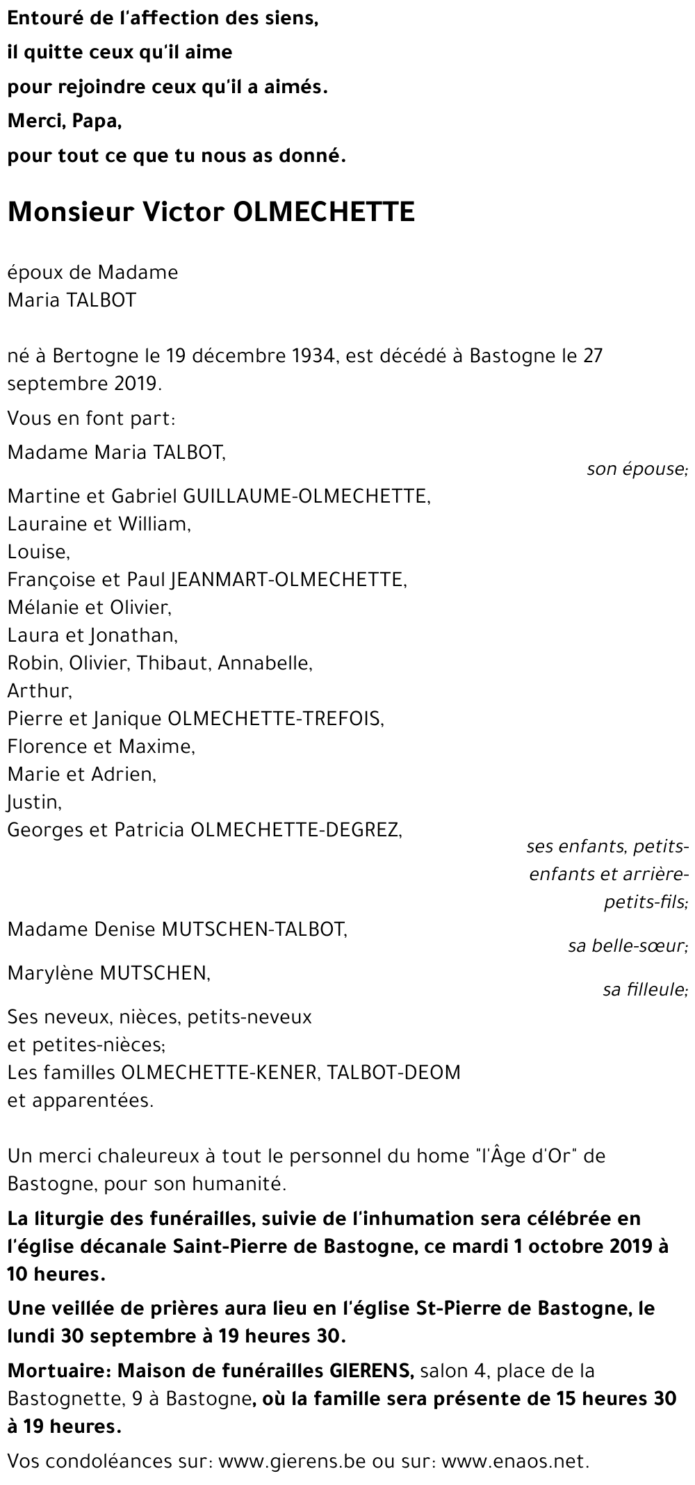 Victor OLMECHETTE