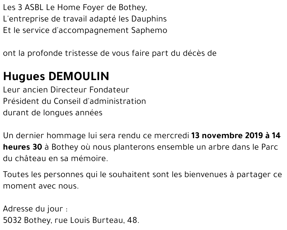 Hugues DEMOULIN