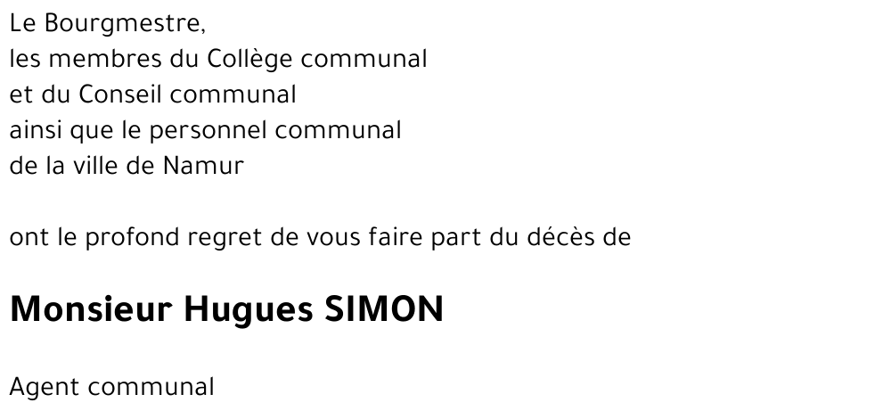 Hugues SIMON