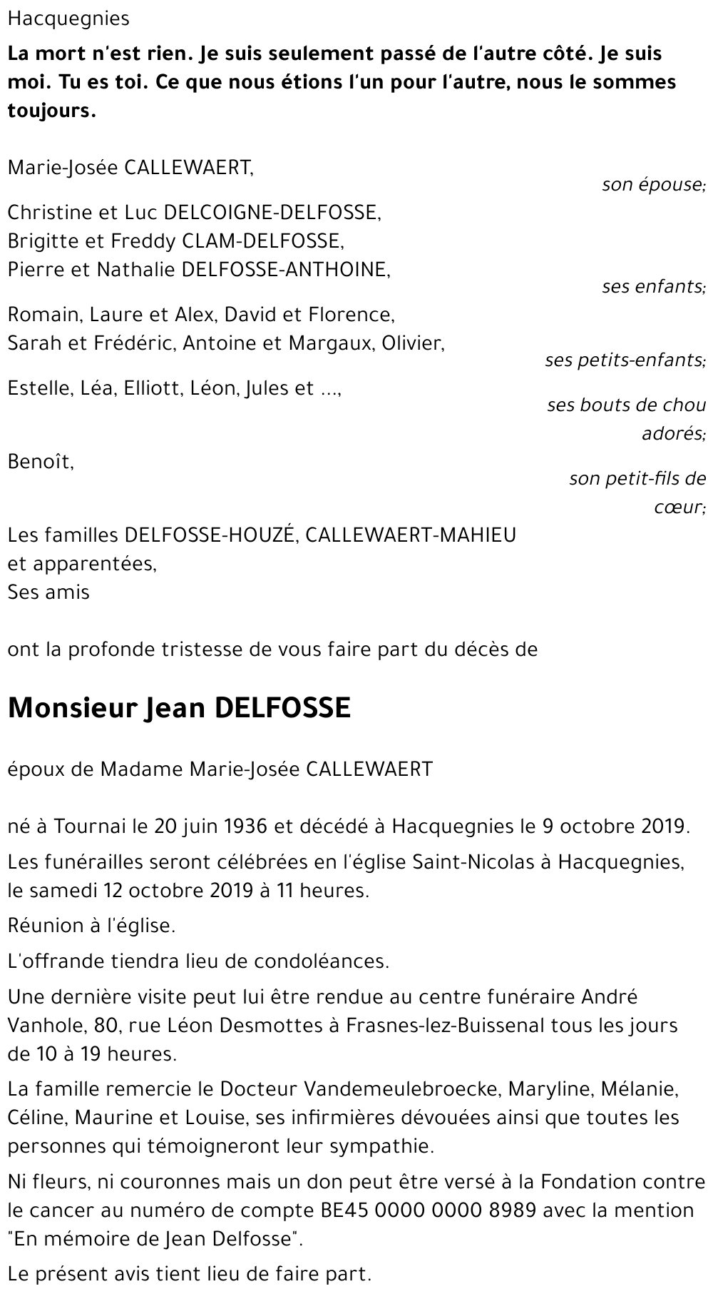 Jean DELFOSSE