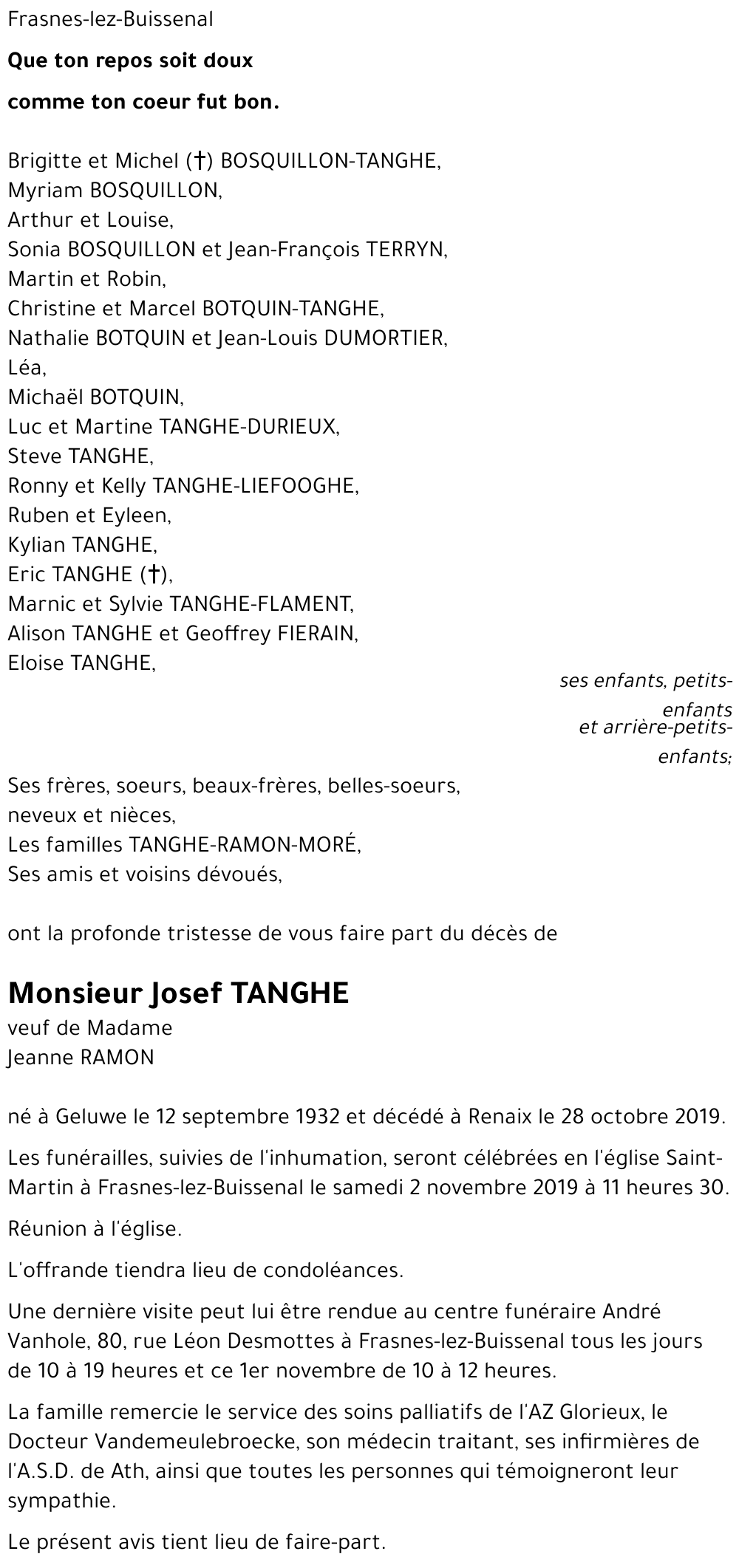 Josef TANGHE