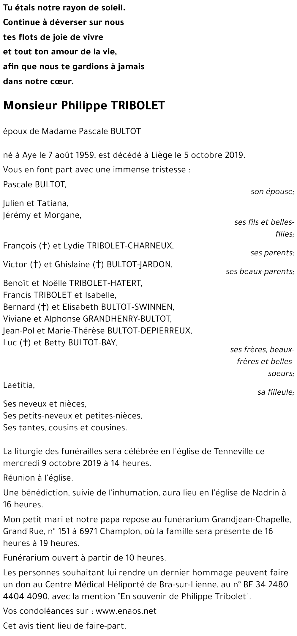 Philippe TRIBOLET