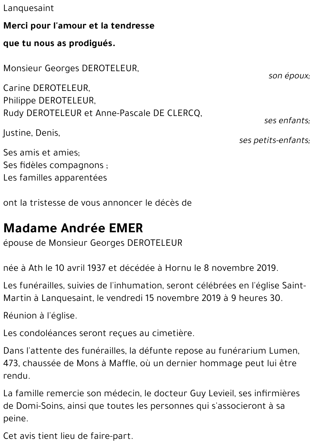 Andrée EMER