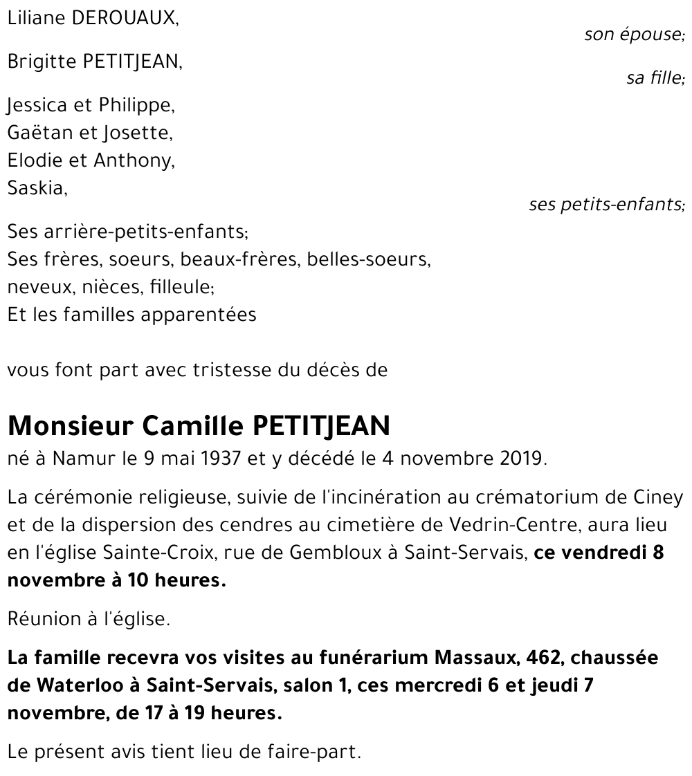 Camille PETITJEAN