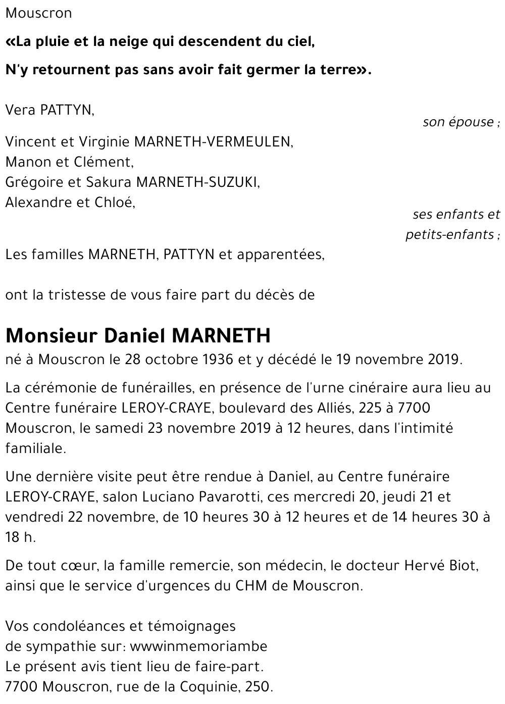 Daniel MARNETH