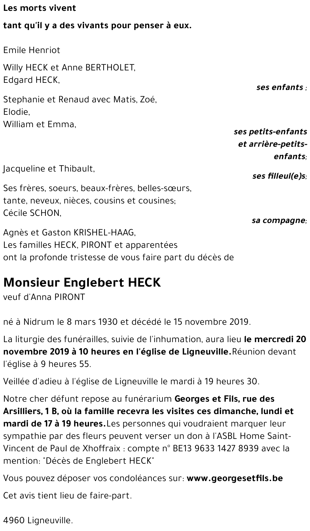 Englebert HECK