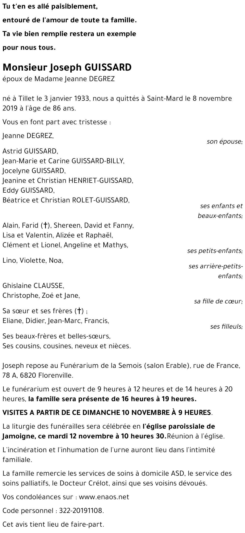 Joseph GUISSARD