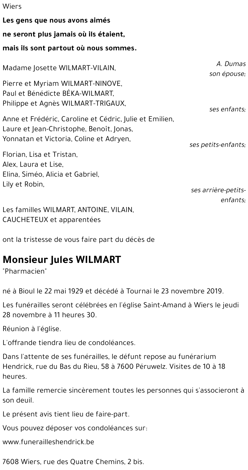 Jules WILMART