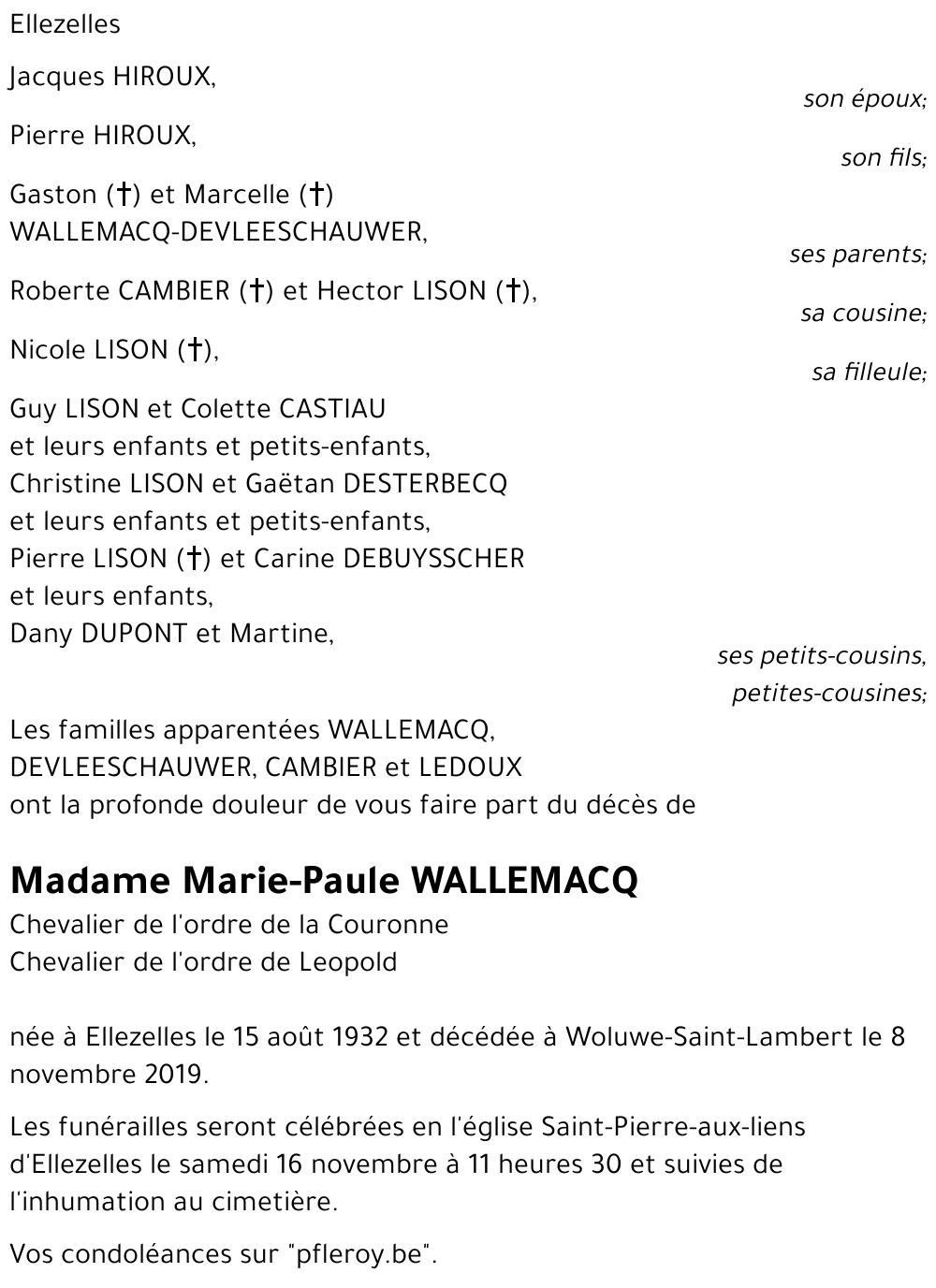 Marie-Paule Wallemacq