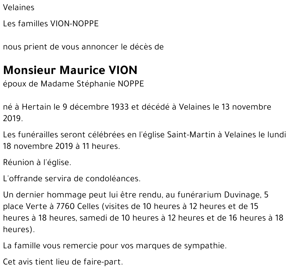 Maurice VION