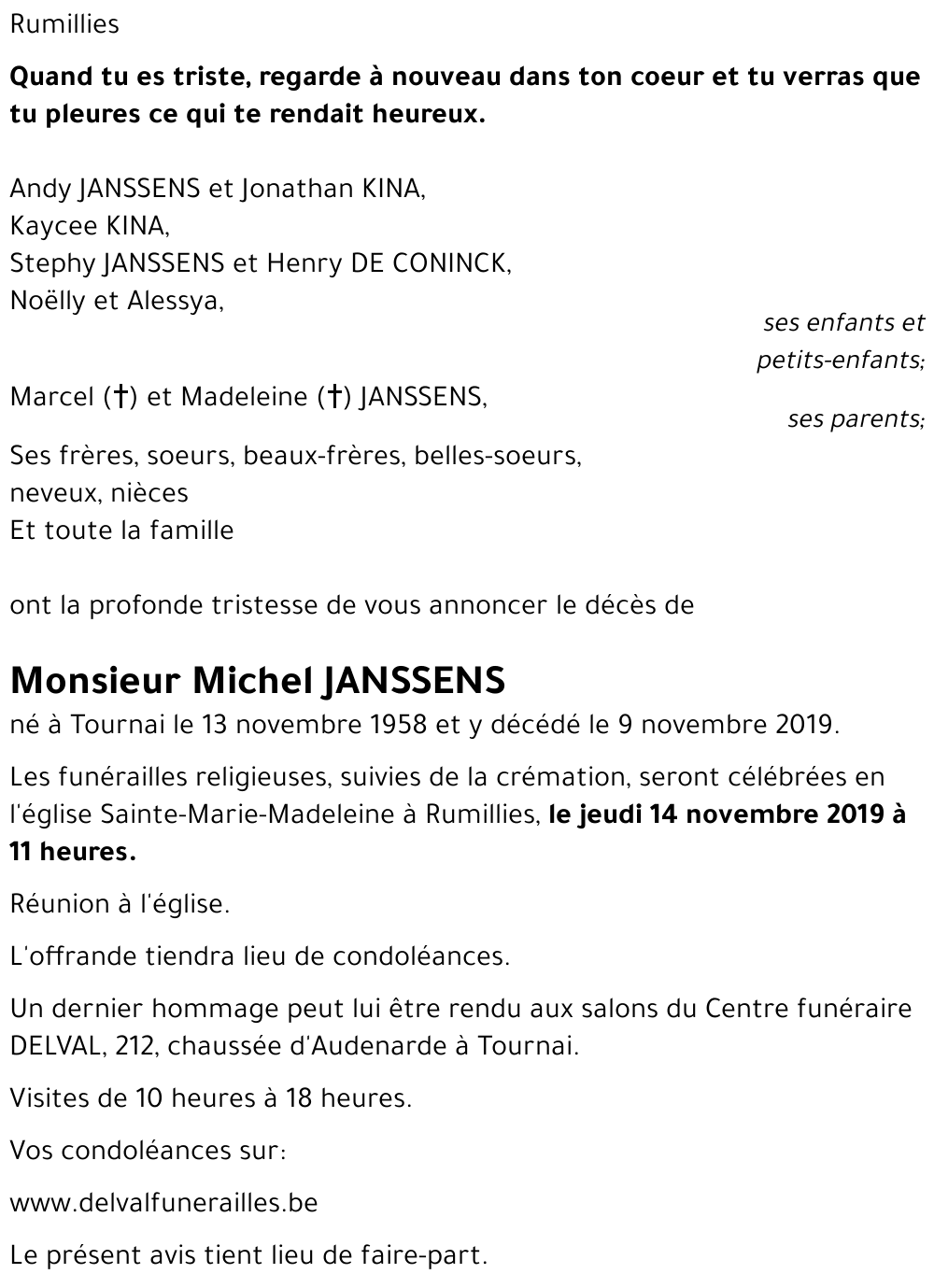 Michel JANSSENS