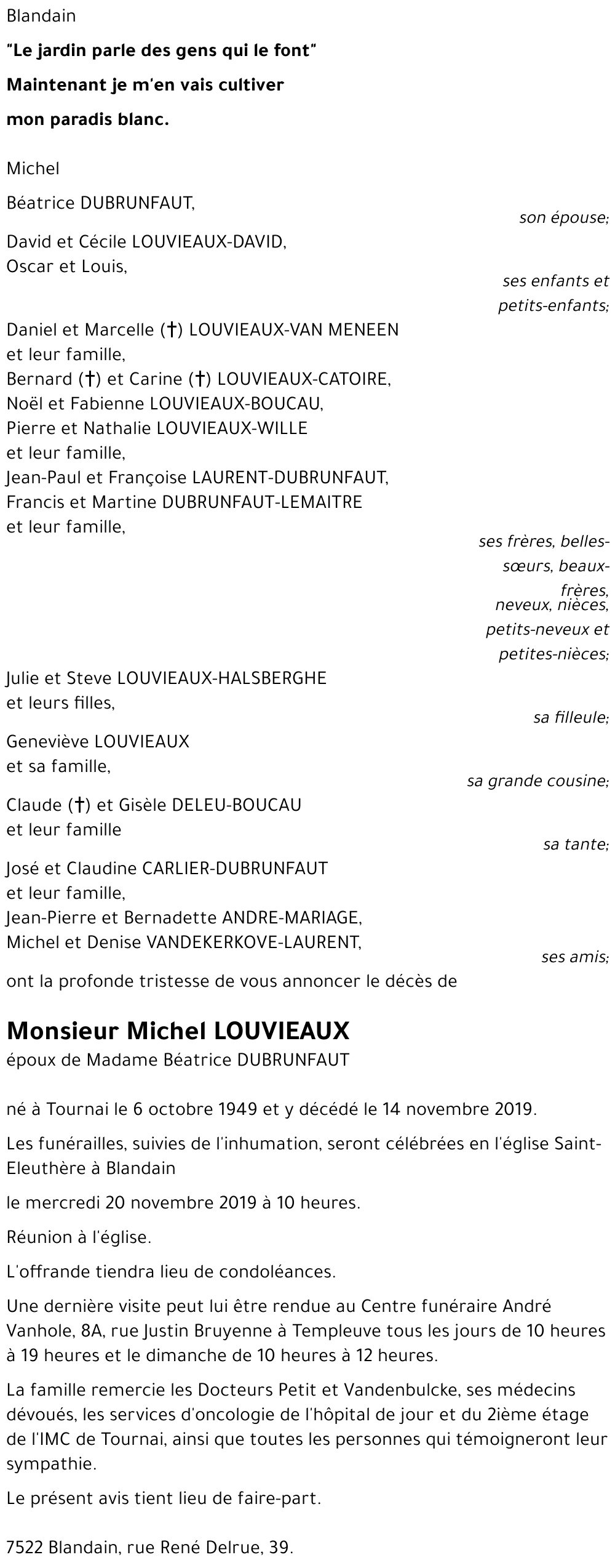 Michel LOUVIEAUX