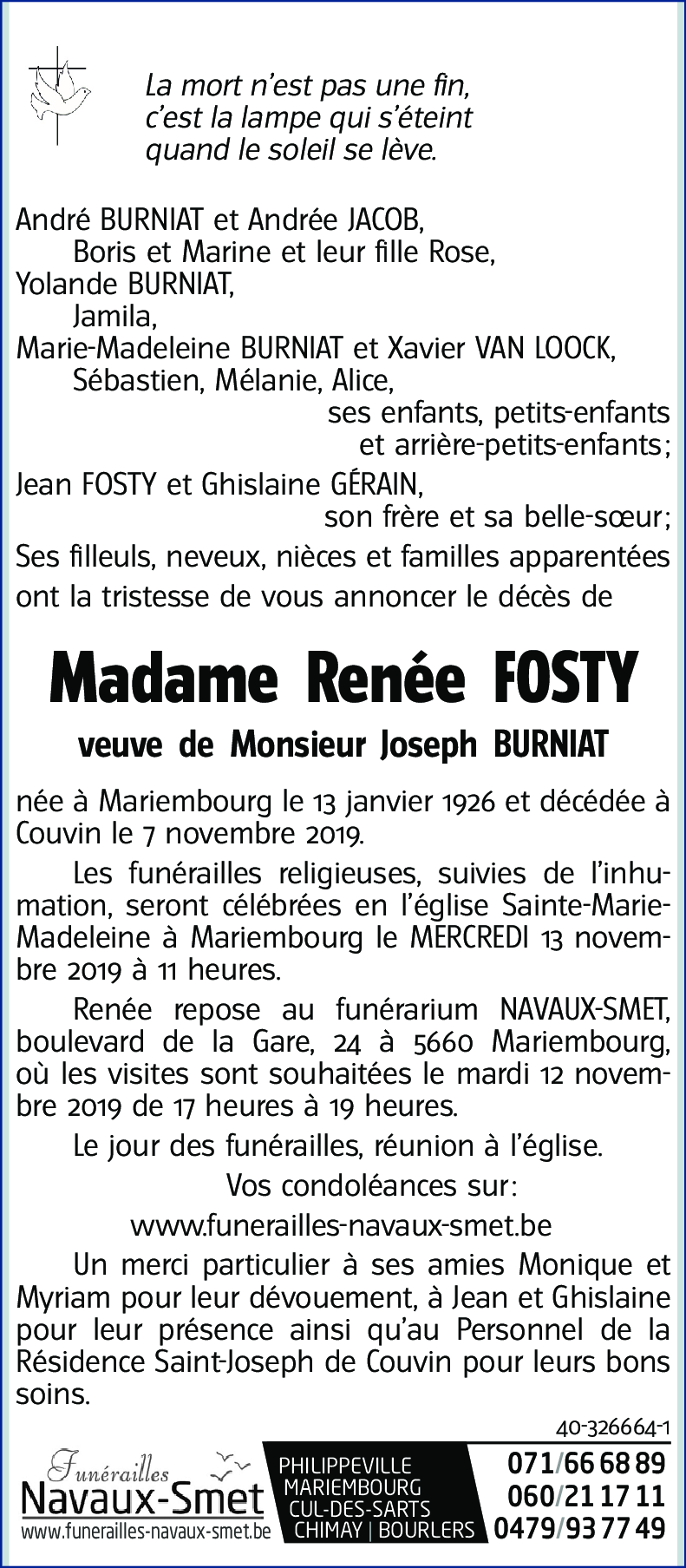 Renée FOSTY