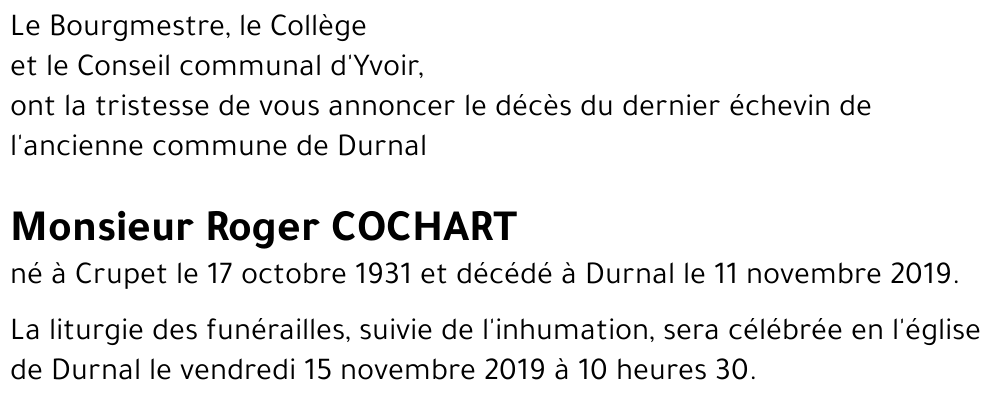 Roger COCHART