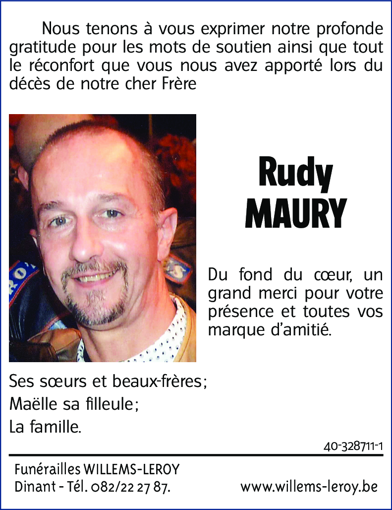 Rudolph MAURY