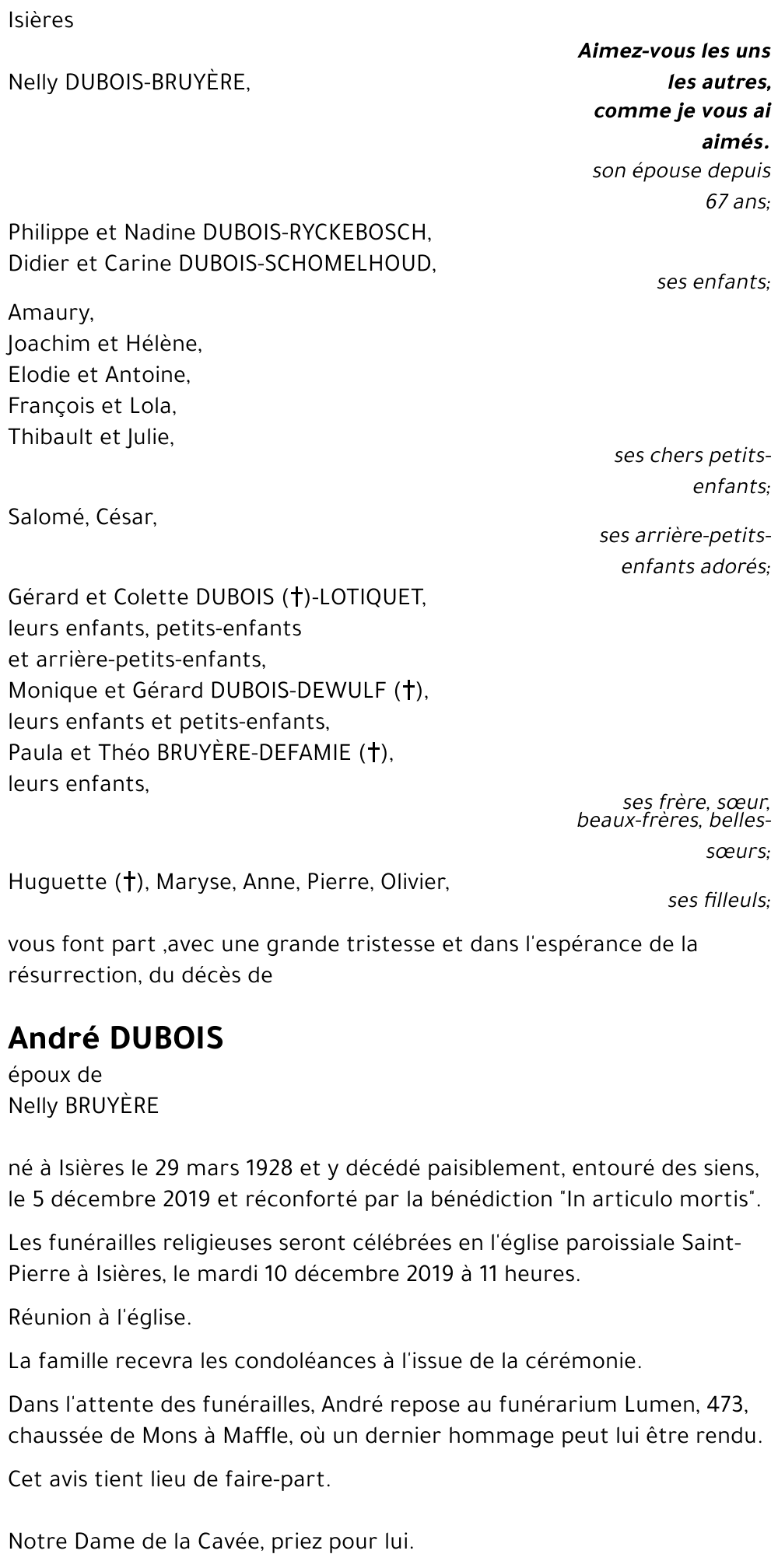 André DUBOIS