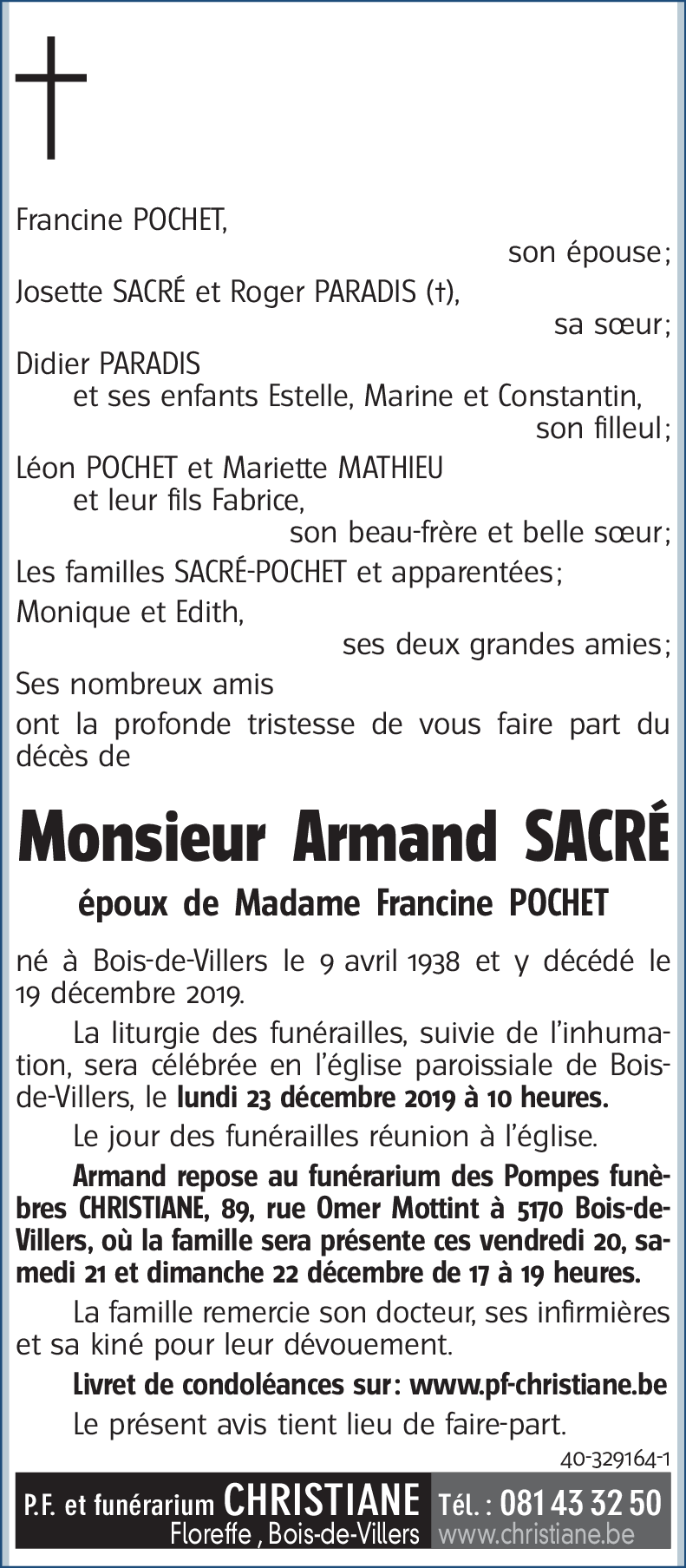 Armand SACRÉ