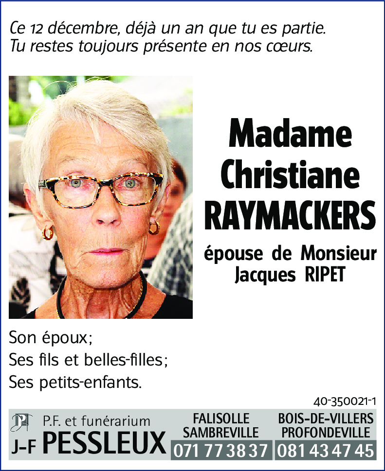 Christiane RAYMACKERS