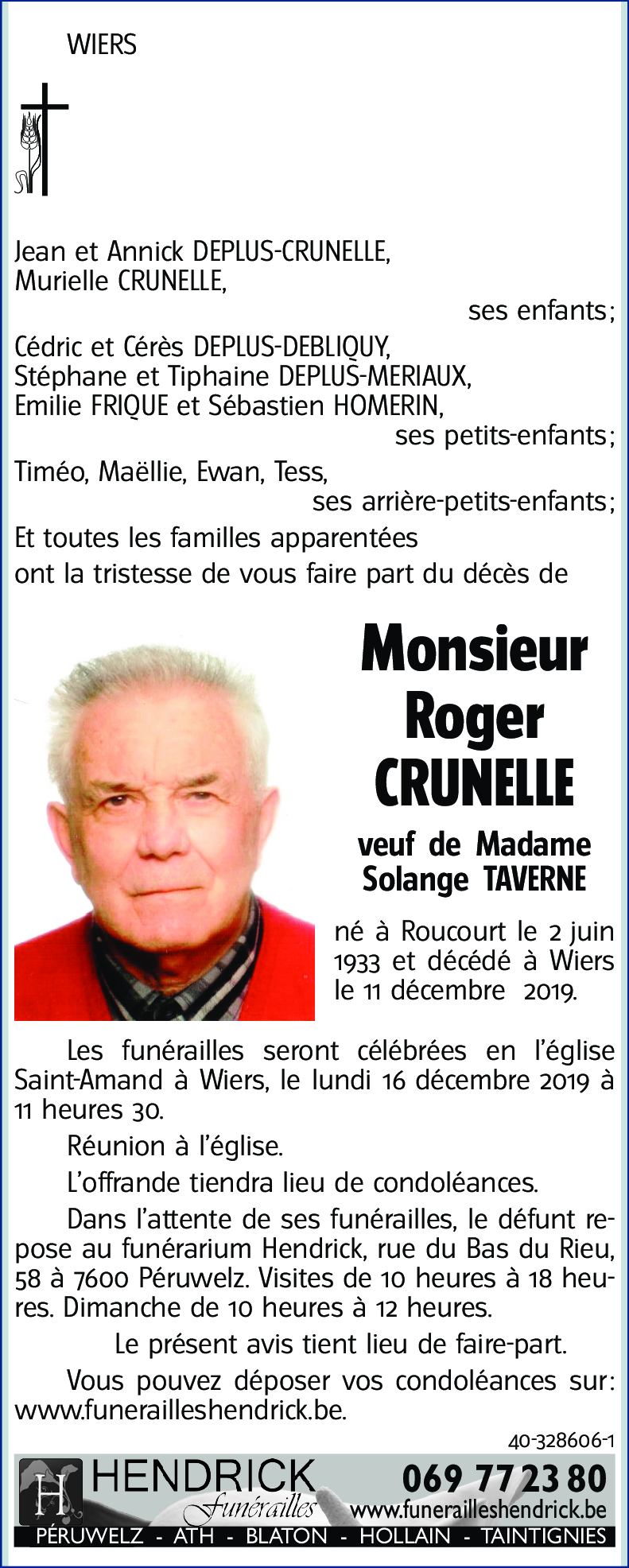 CRUNELLE Roger