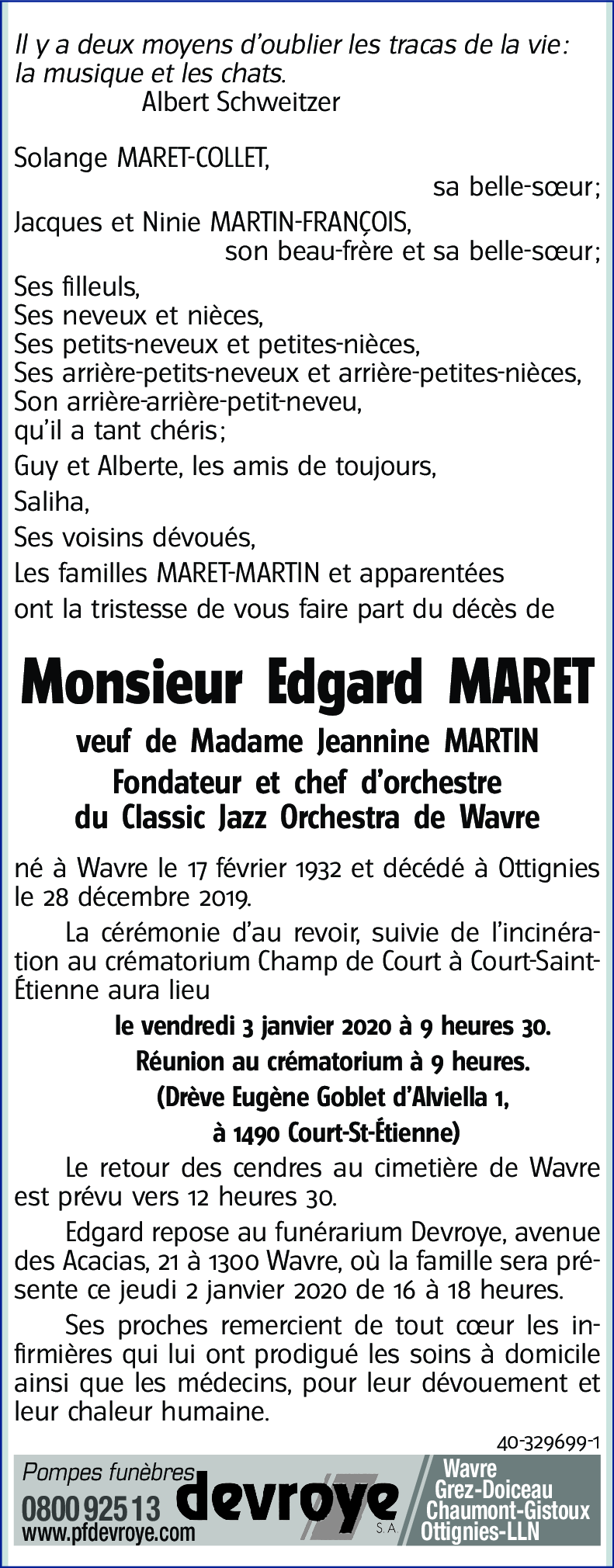 Edgard MARET