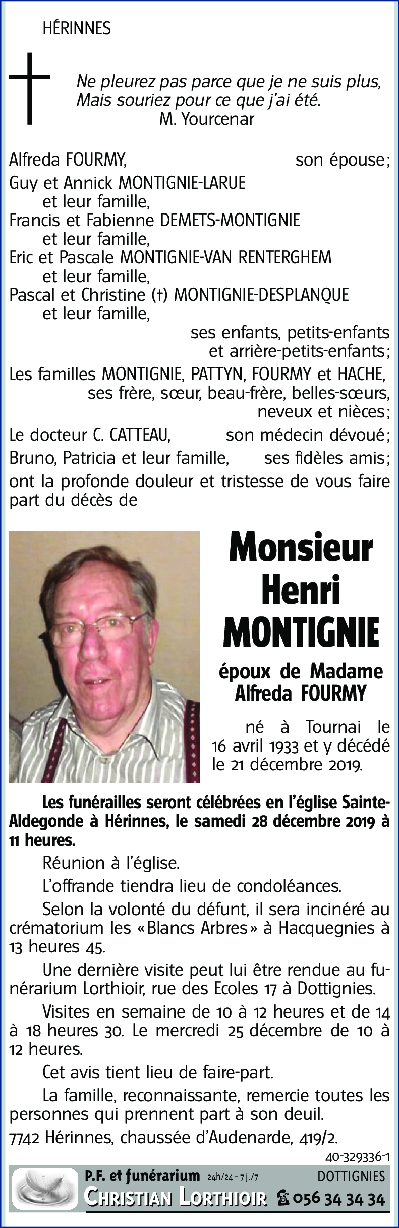 Henri MONTIGNIE