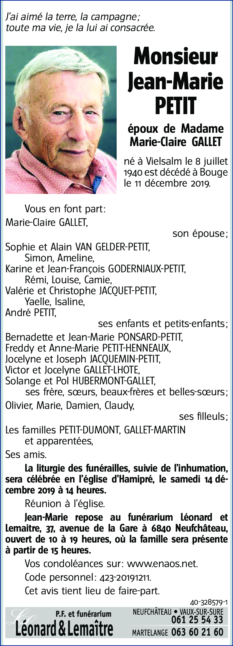 Jean-Marie PETIT