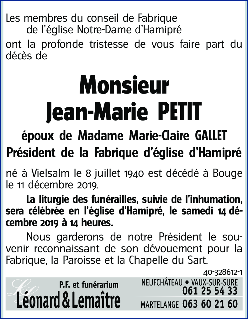 Jean-Marie PETIT