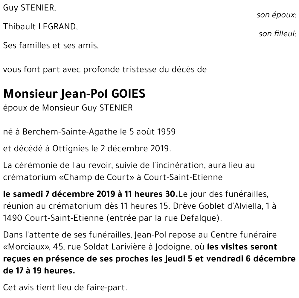 Jean-Pol GOIES