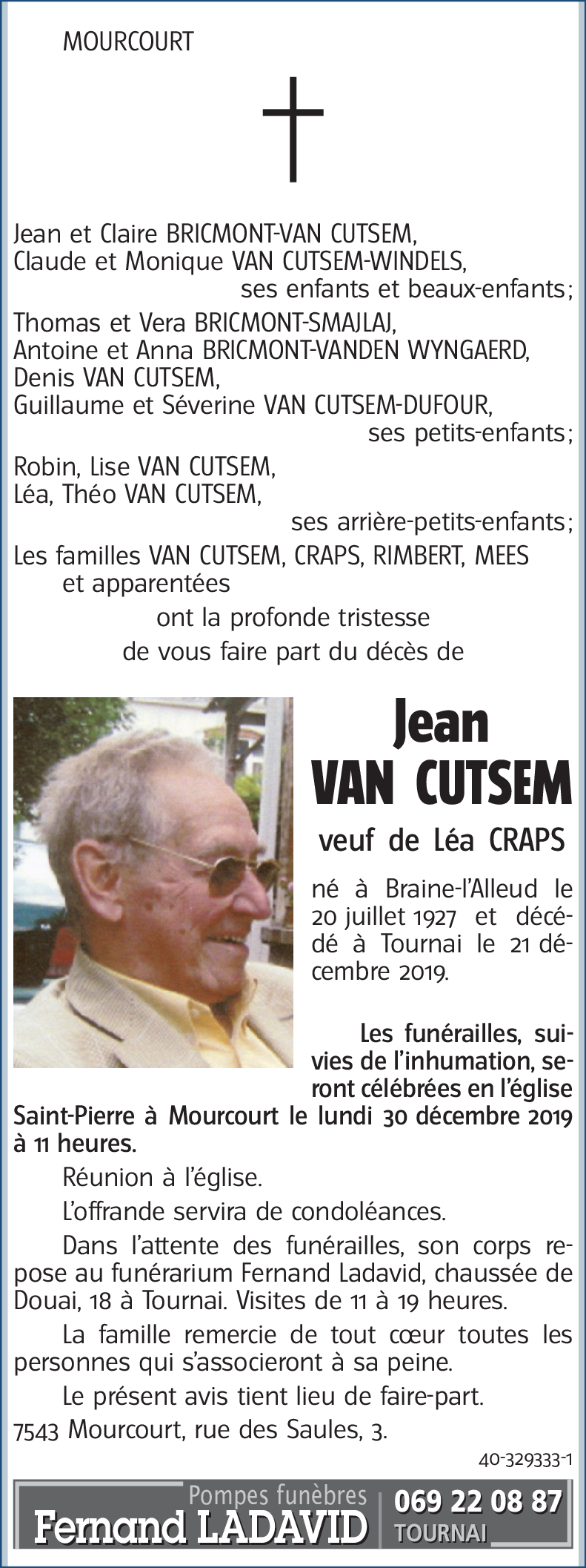Jean VAN CUTSEM