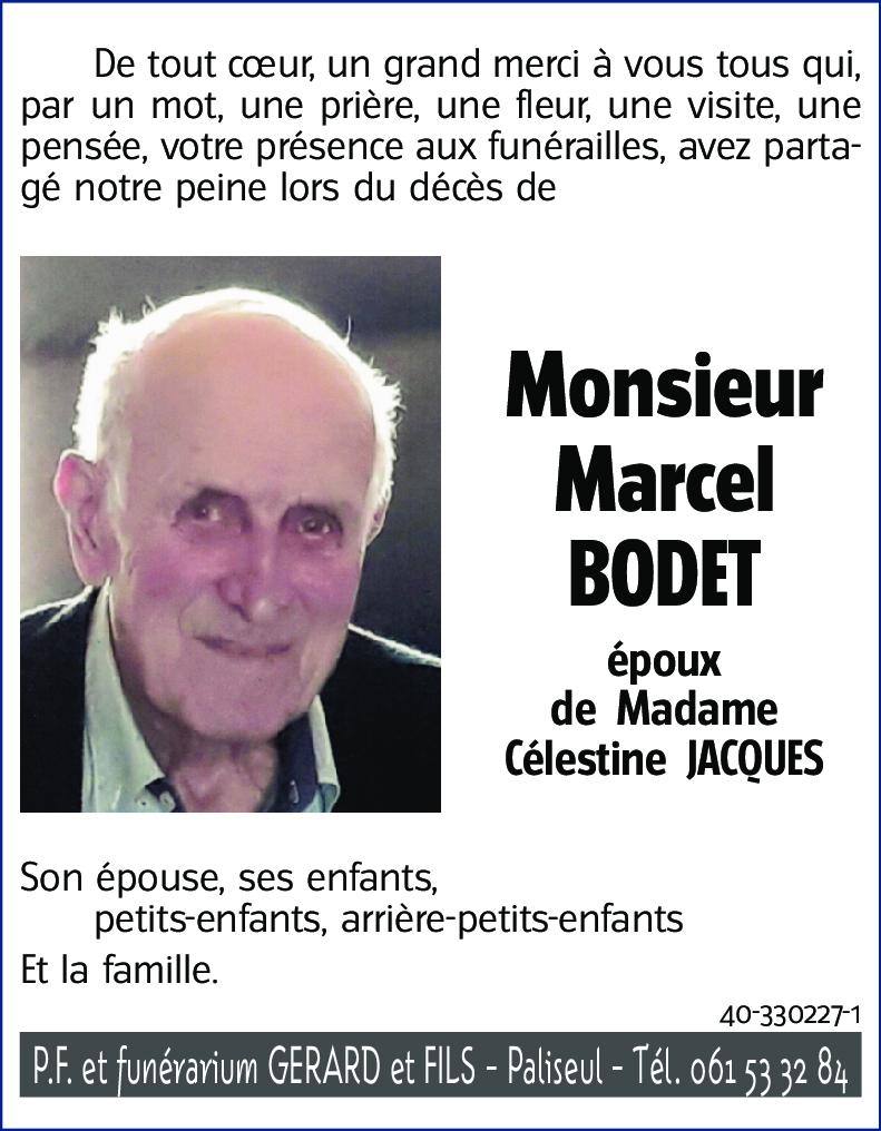 Marcel BODET