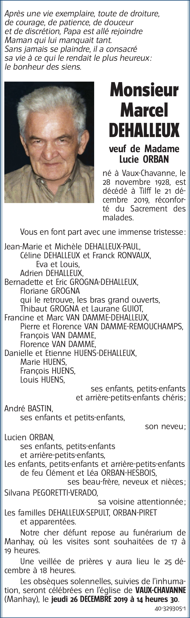 Marcel DEHALLEUX