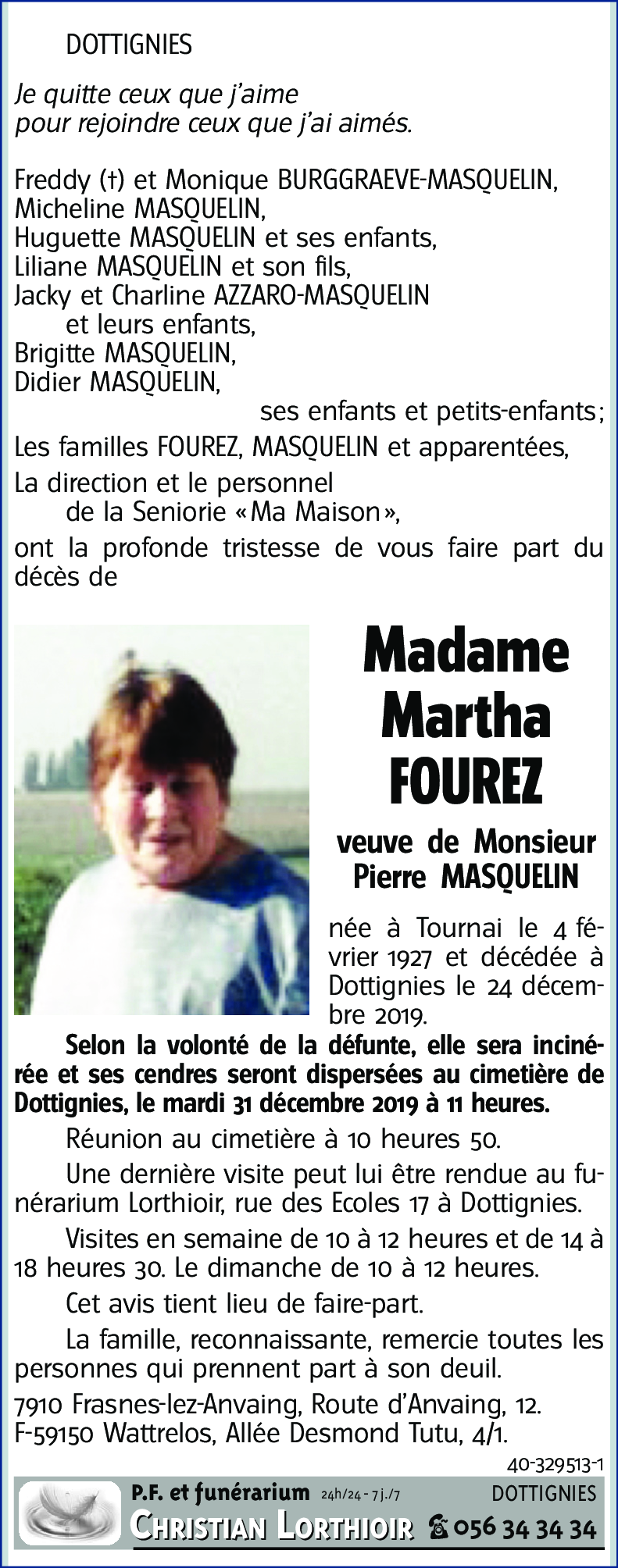 Martha FOUREZ