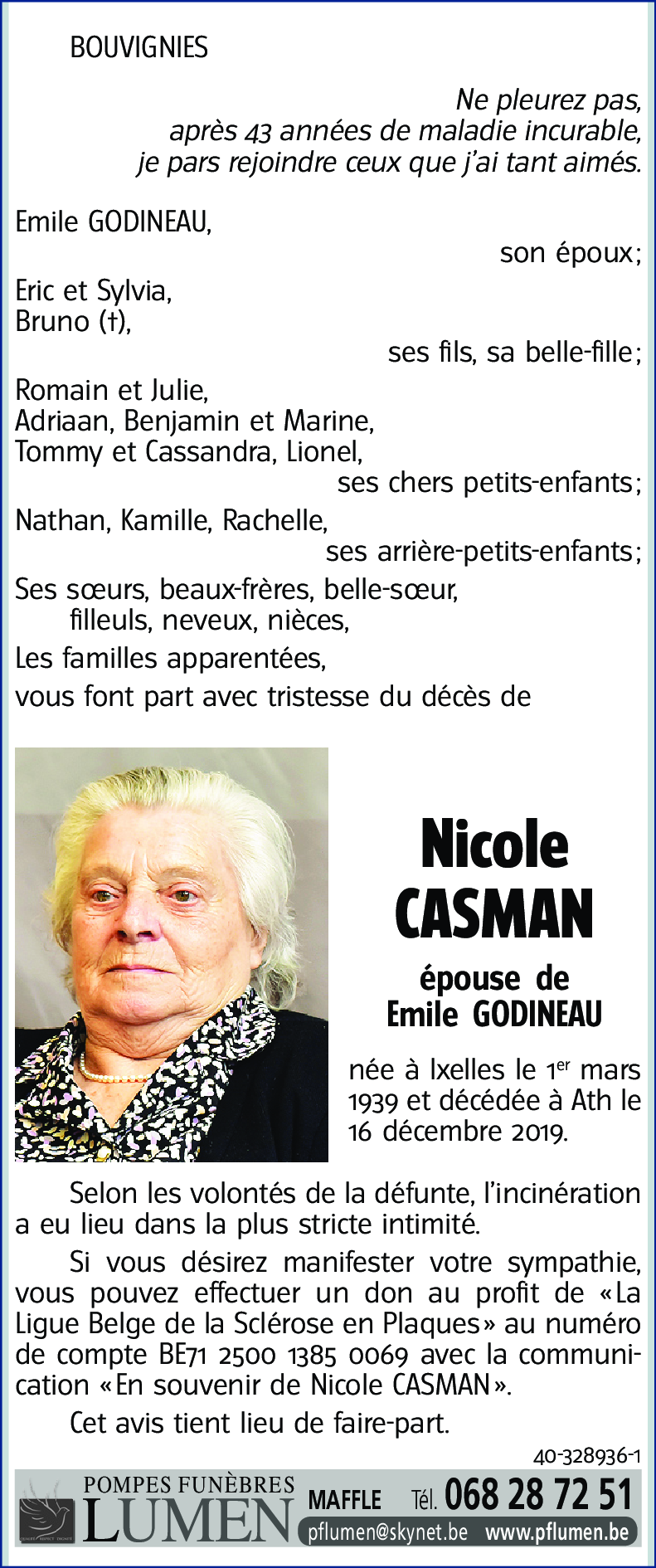 Nicole CASMAN