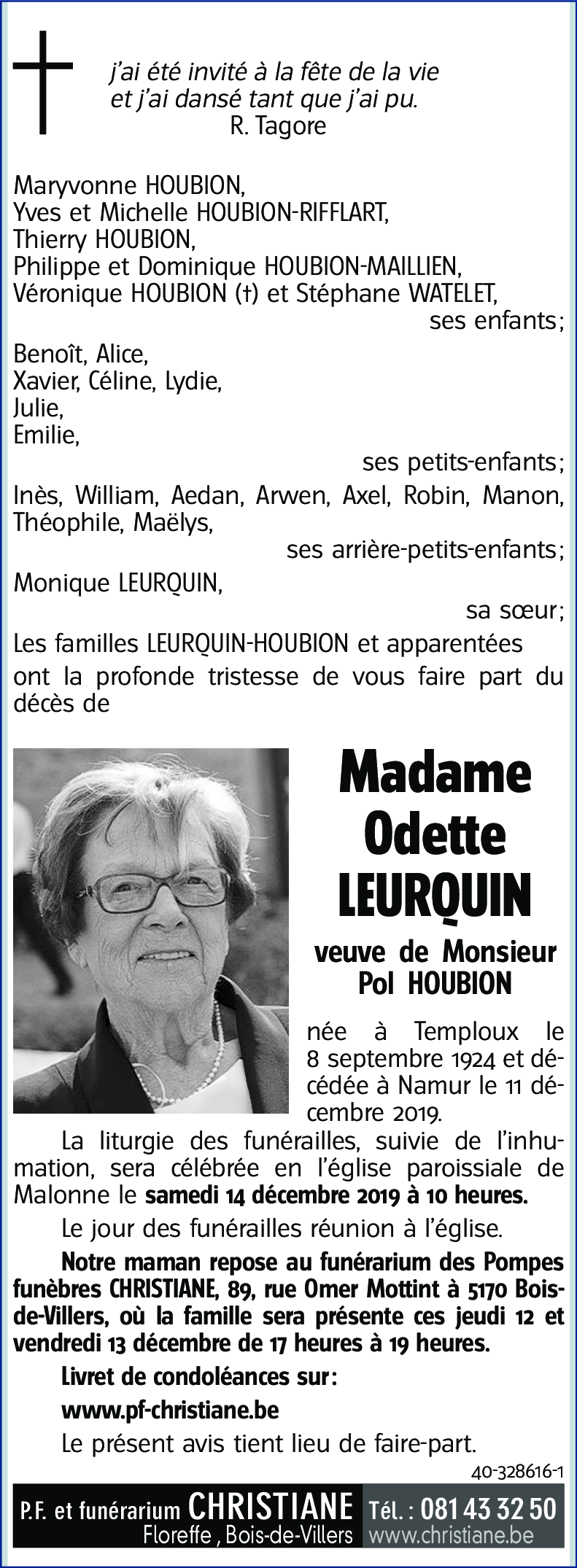 Odette LEURQUIN