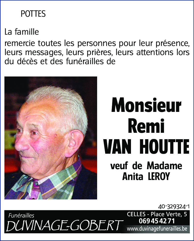 Remi VAN HOUTTE