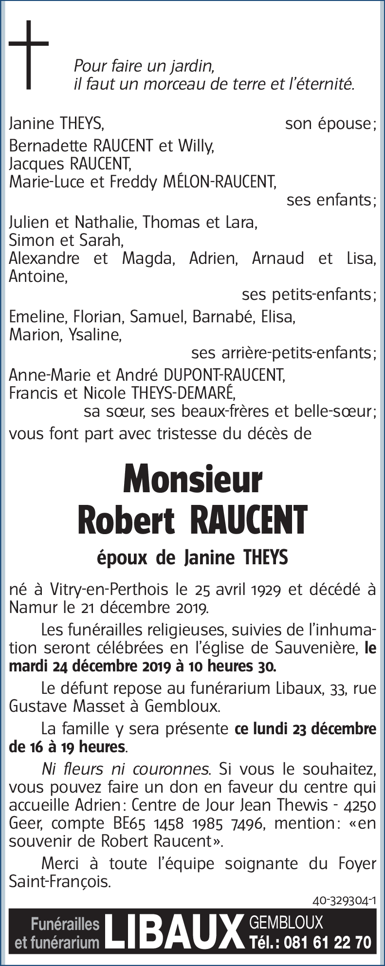 Robert RAUCENT