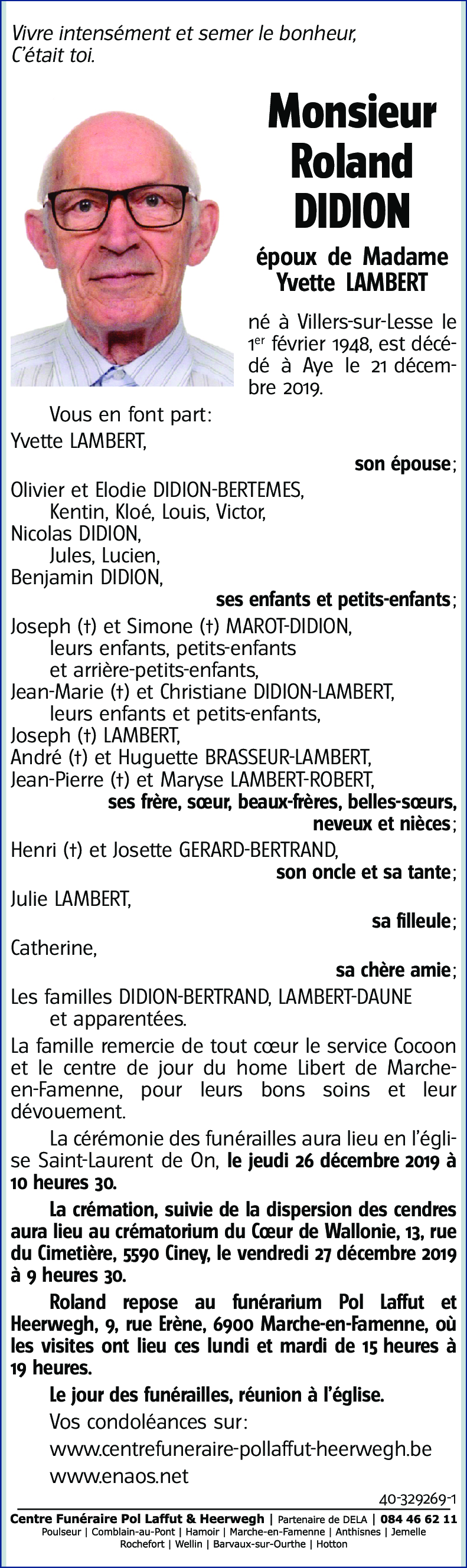 Roland DIDION