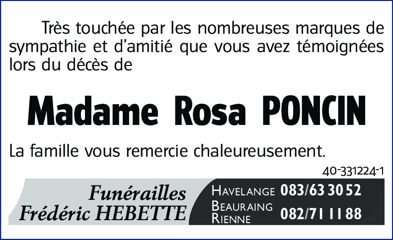 Rosa PONCIN