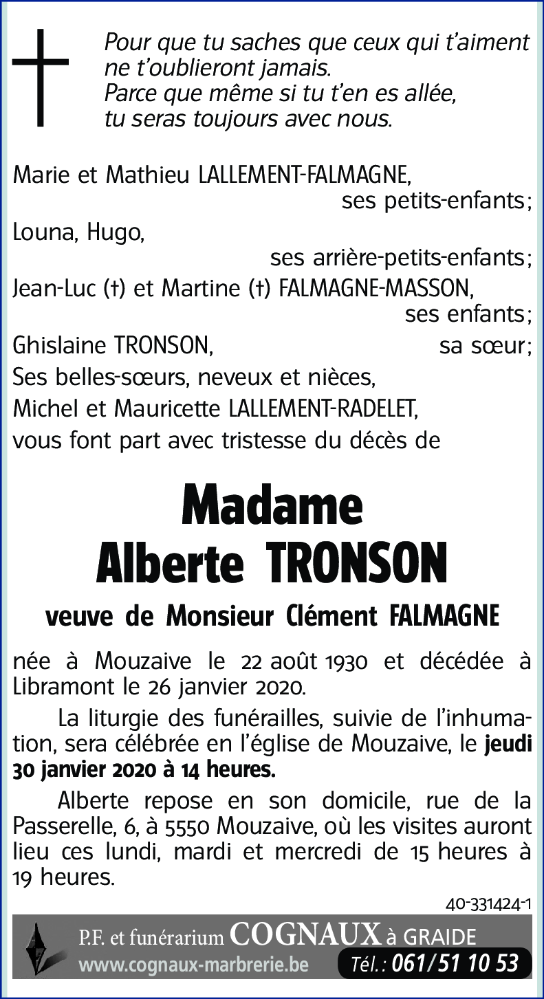 Alberte TRONSON