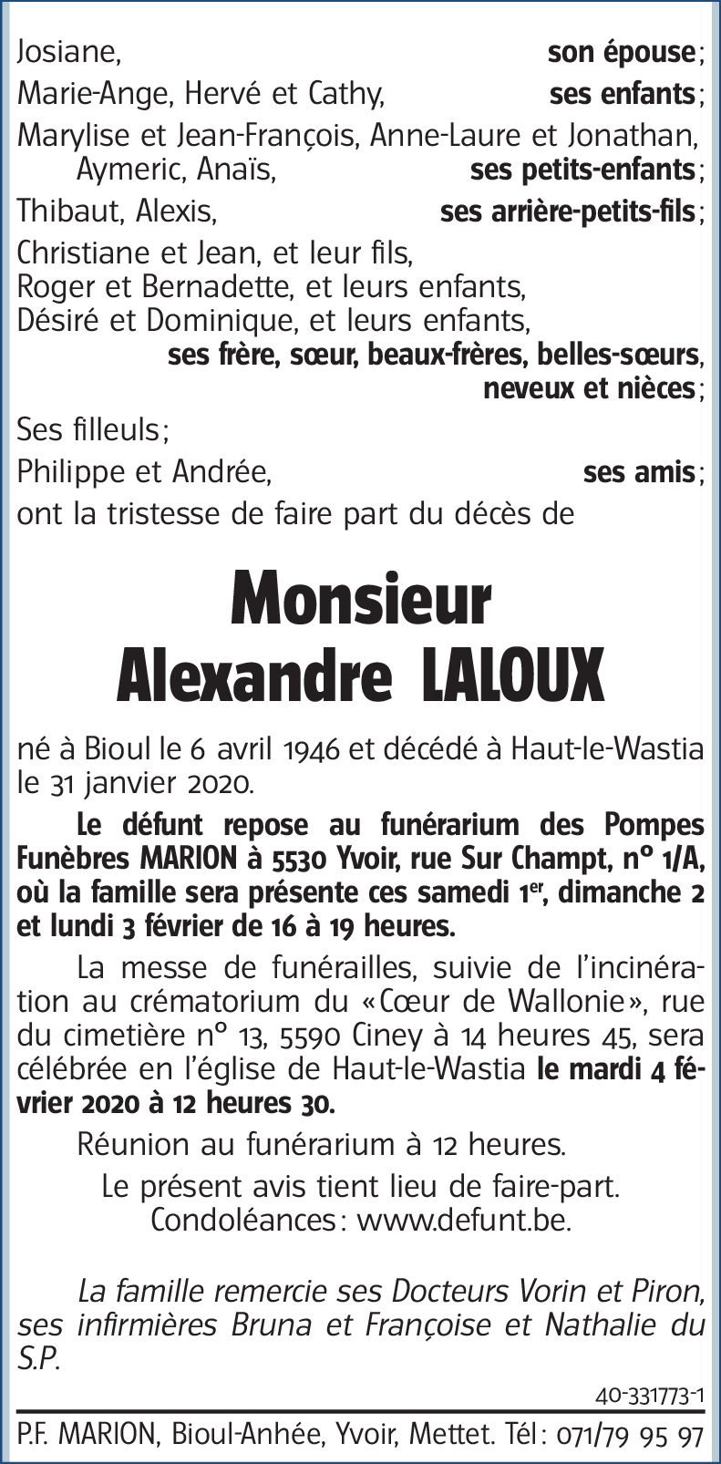 Alexandre LALOUX